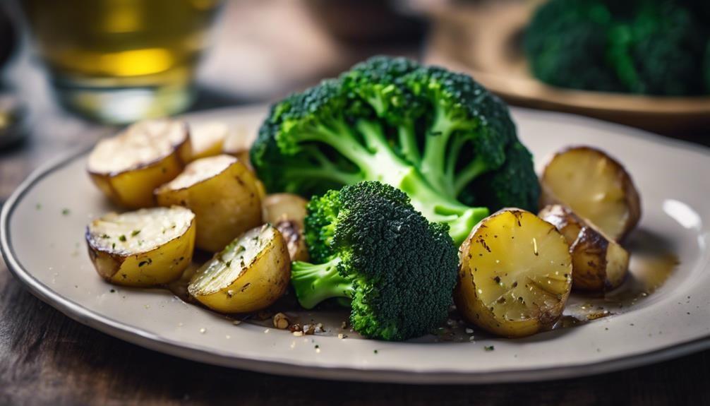 correctly steamed green vegetable