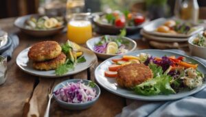 crab cakes dinner sides