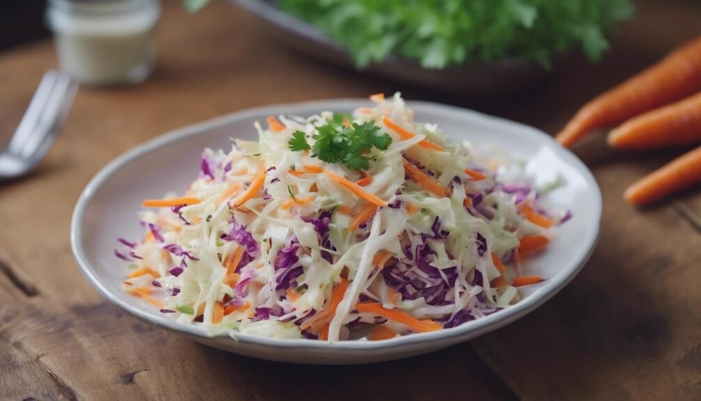creamy cabbage and carrots