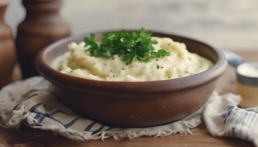 creamy garlic infused spuds