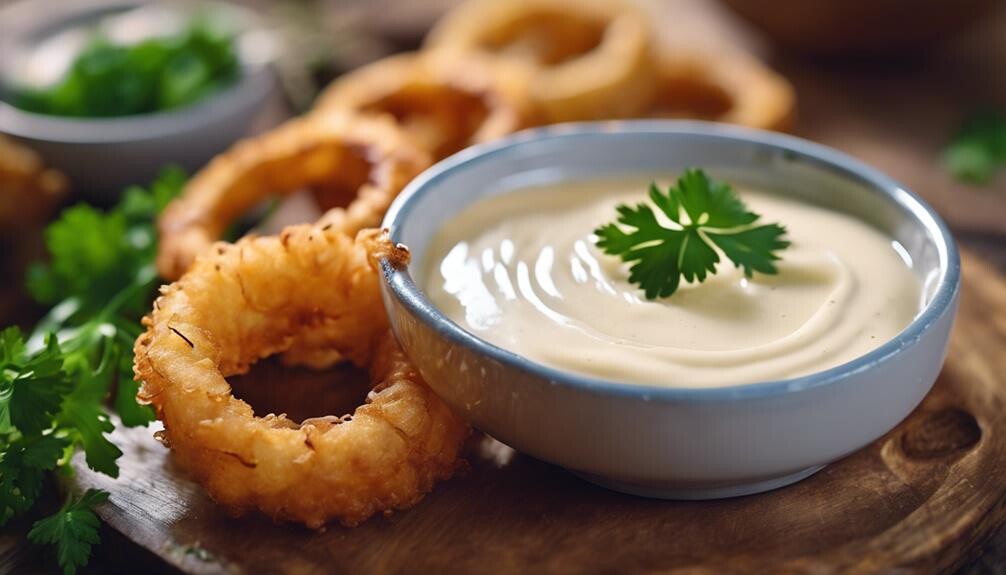 crispy battered onion rings