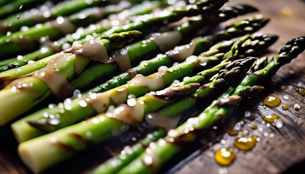 crispy charred flavorful spears