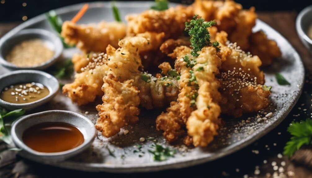 crispy fried vegetable dish