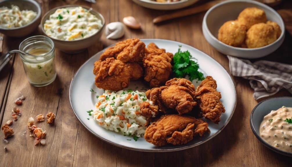 crispy juicy comfort food