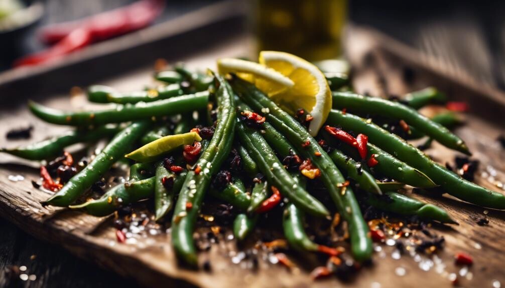 crispy seasoned green beans