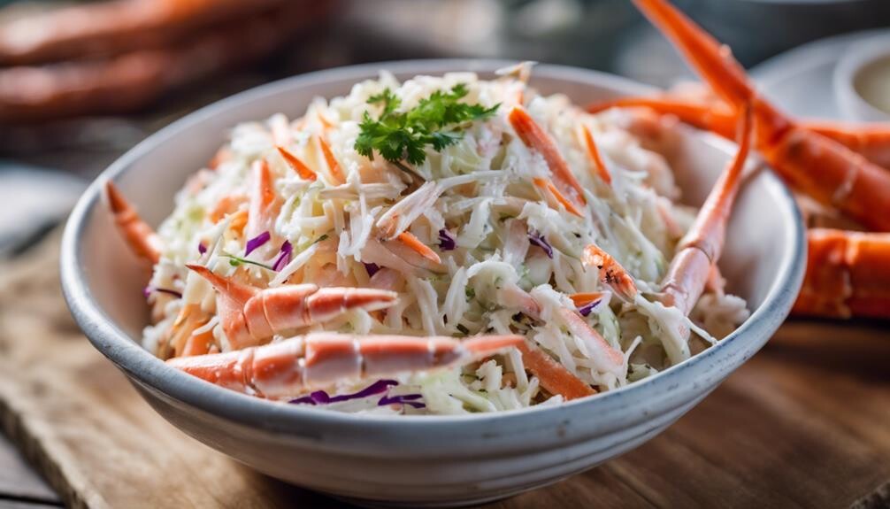 crunchy cabbage and carrots