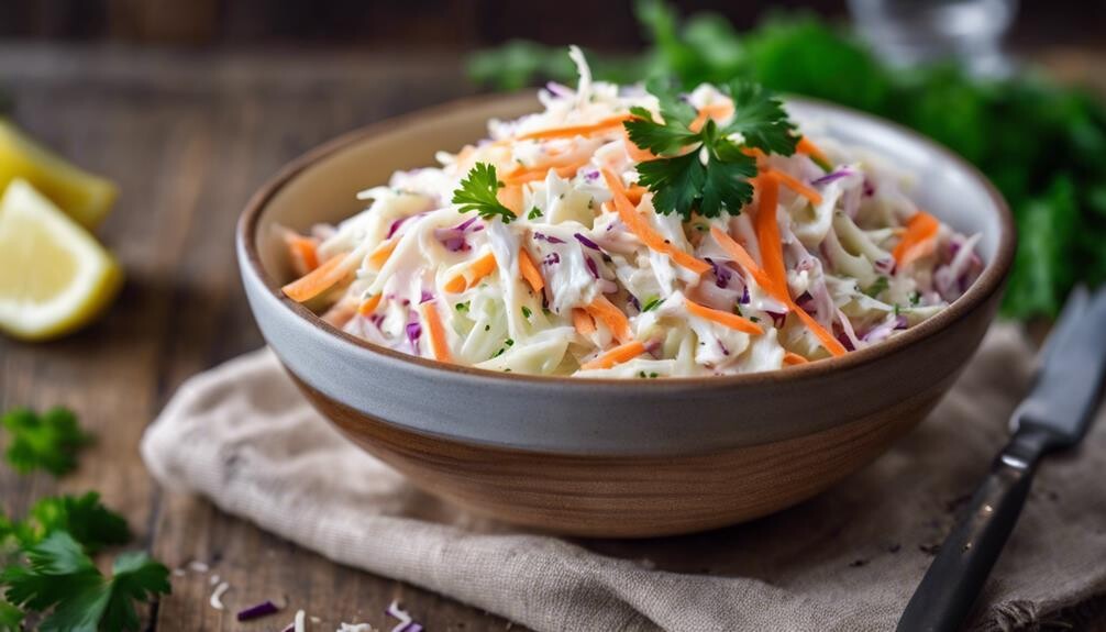 crunchy cabbage and carrots