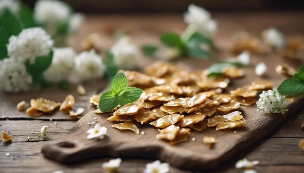 crunchy caramelized almond treat