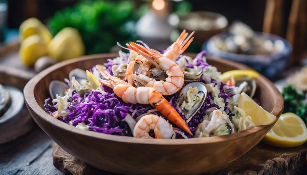 crunchy creamy cabbage salad