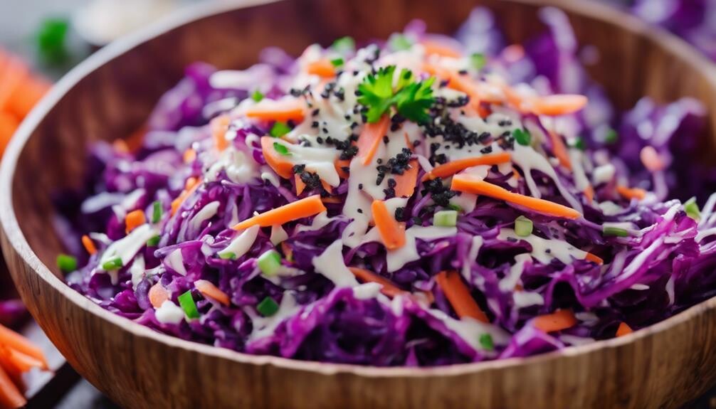 crunchy creamy tangy slaw