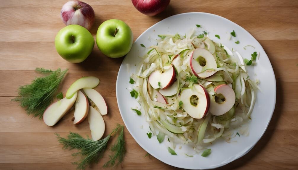 crunchy slaw with apples