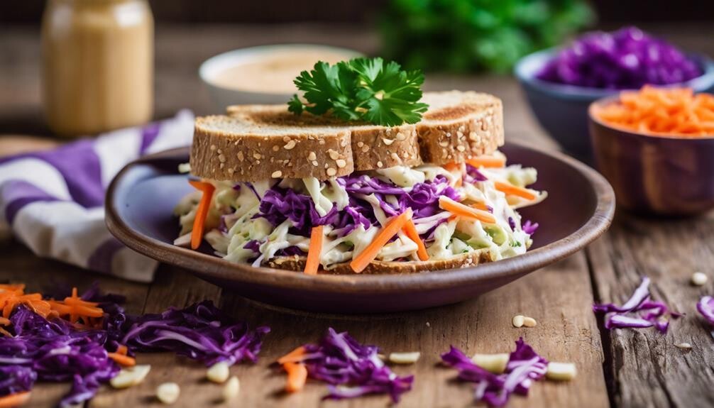 crunchy tangy cabbage salad