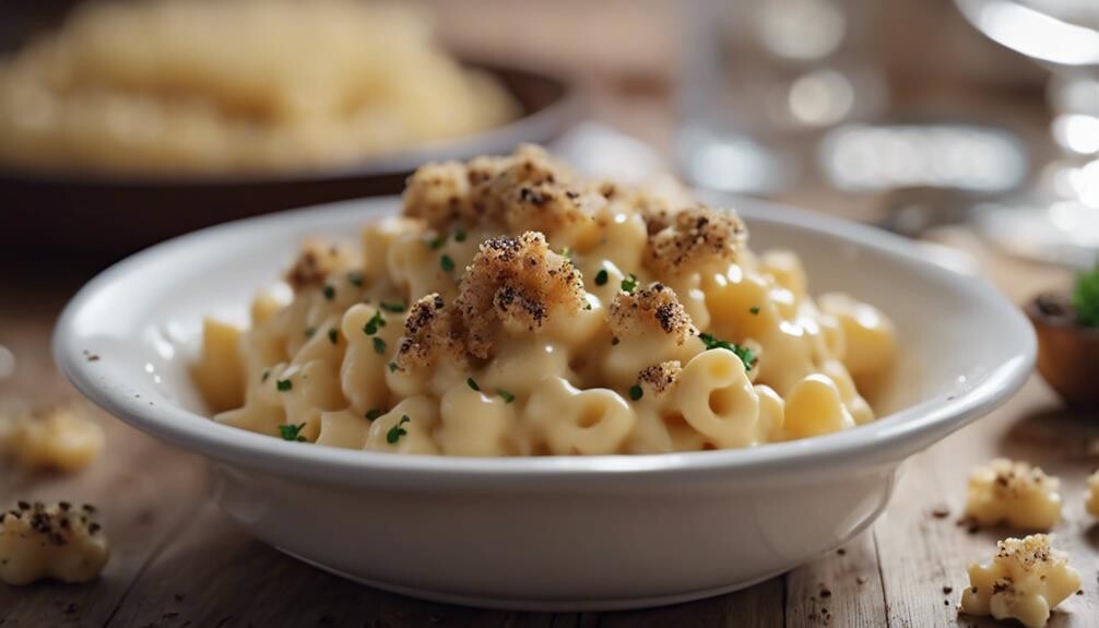 decadent truffle infused comfort food