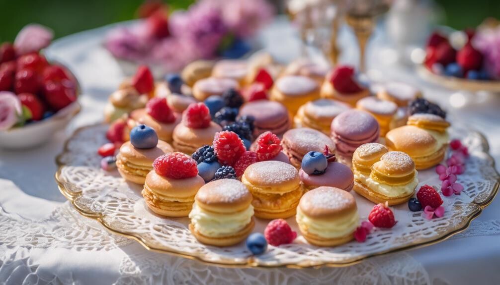 delicate bite sized treats