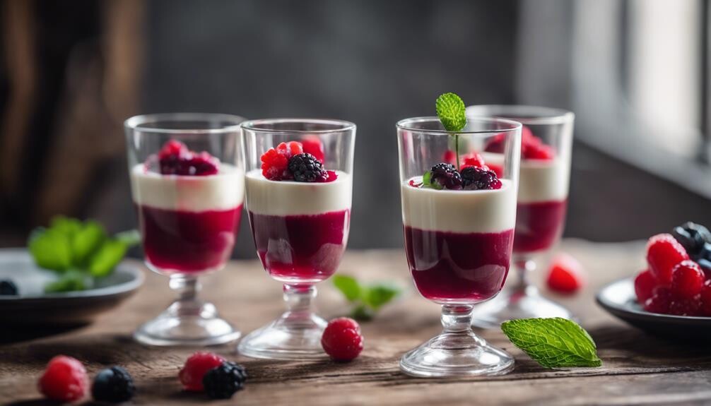 delicate vanilla bean dessert