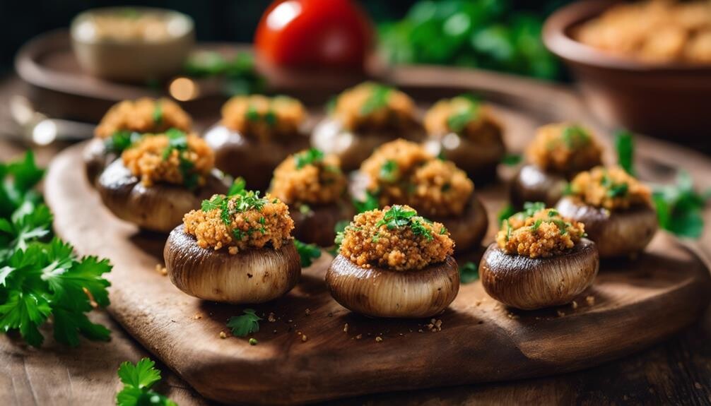 delicious appetizer with cheese