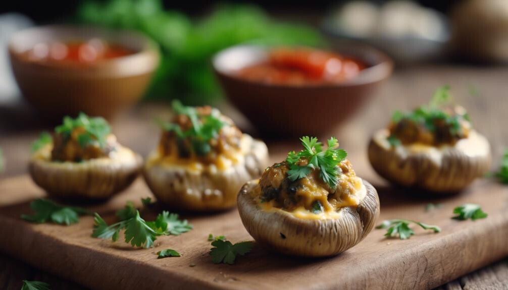 delicious appetizer with cheese