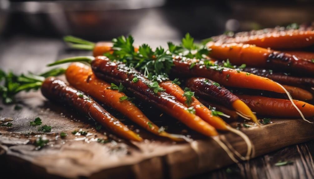 delicious balsamic glazed carrots