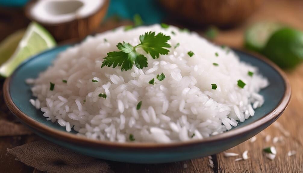 delicious coconut infused rice dish