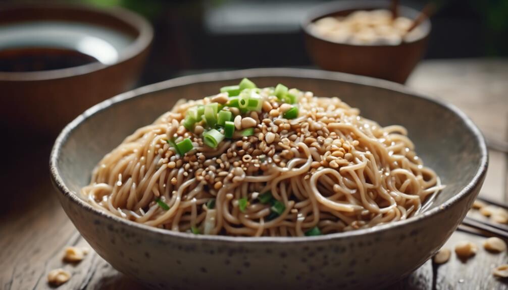 delicious cold noodle dish