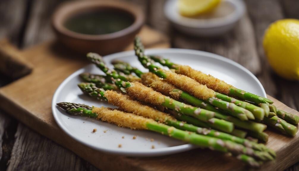 delicious crispy asparagus dish