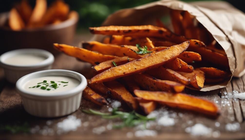 delicious crispy orange fries