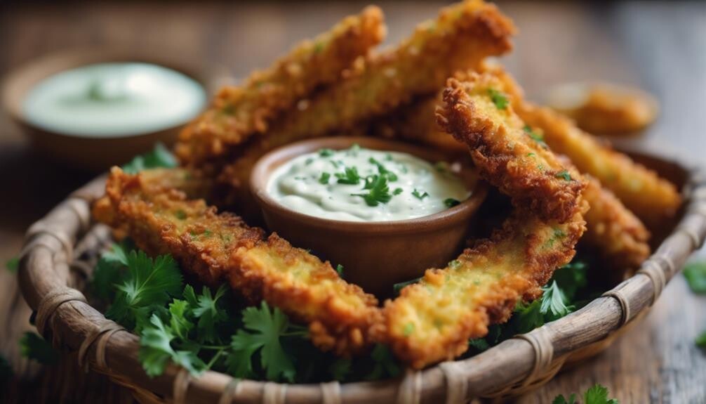 delicious crispy zucchini snack