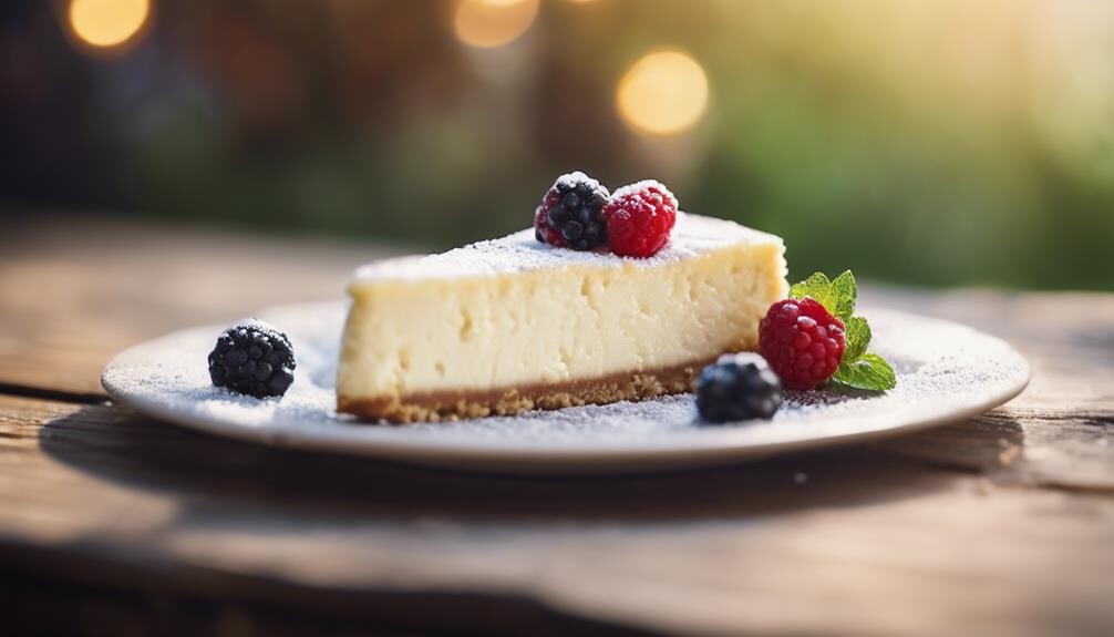 delicious dessert with variety