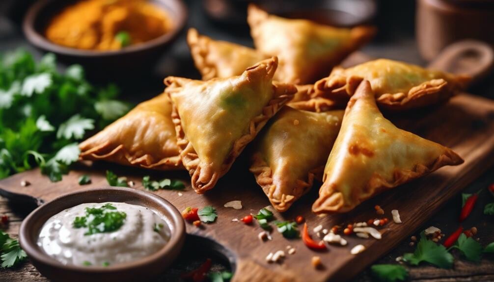 delicious fried indian snack