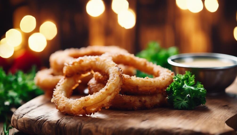 delicious fried snack food