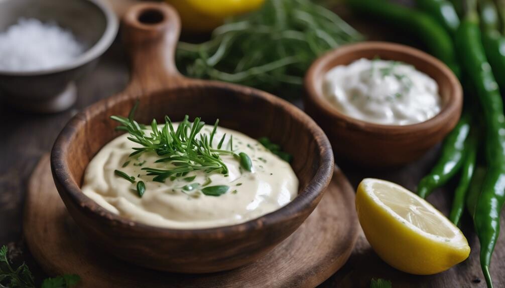 delicious garlic mayonnaise spread