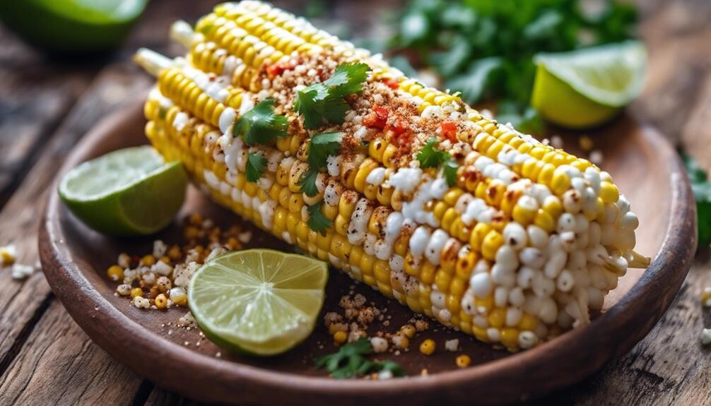delicious grilled corn treat