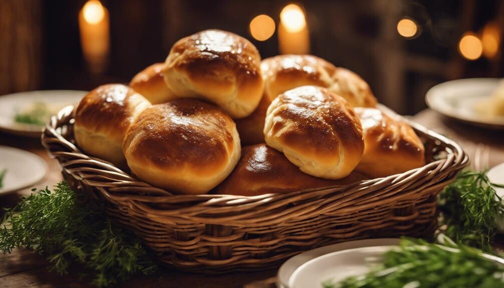 delicious homemade buttery rolls