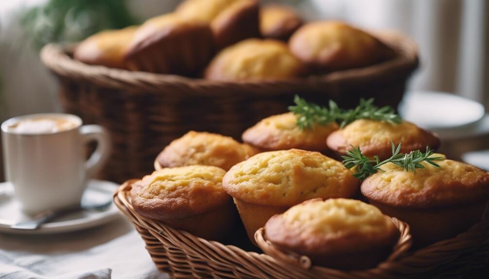 delicious homemade cornbread muffins
