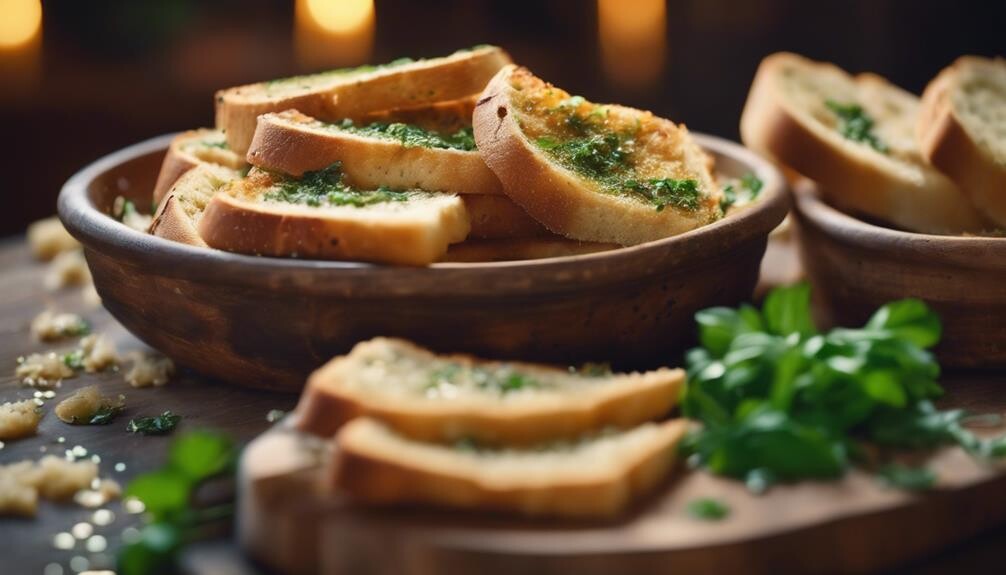 delicious homemade garlic bread