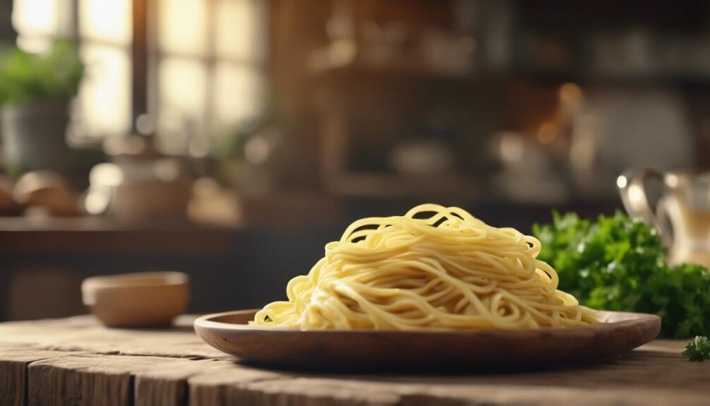 delicious homemade pasta noodles