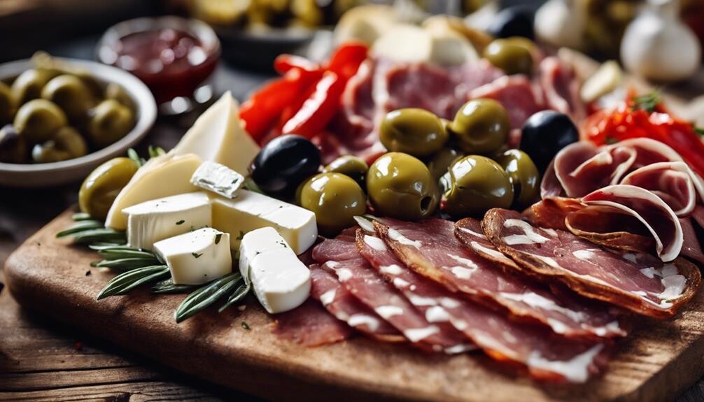 delicious italian appetizer spread