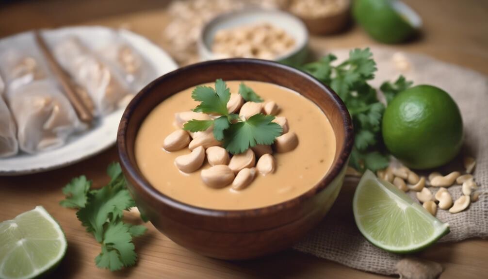 delicious nutty dipping sauce