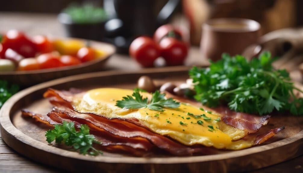 delicious sizzling breakfast treat