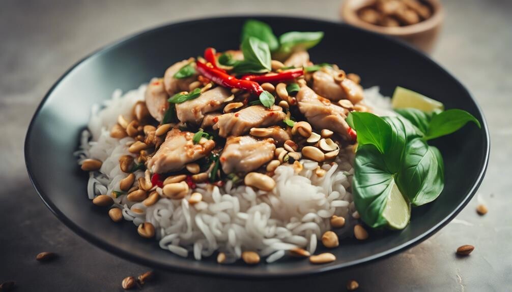 delicious stir fried thai dish
