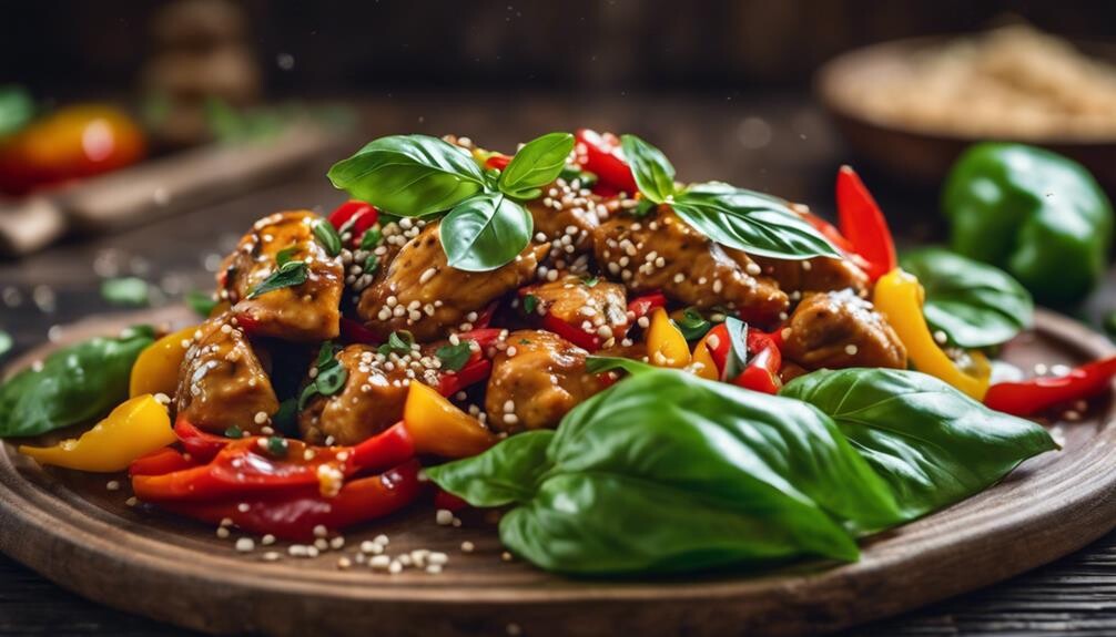 delicious thai basil dish