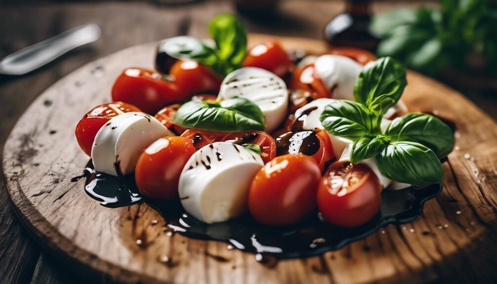 delicious tomato and mozzarella