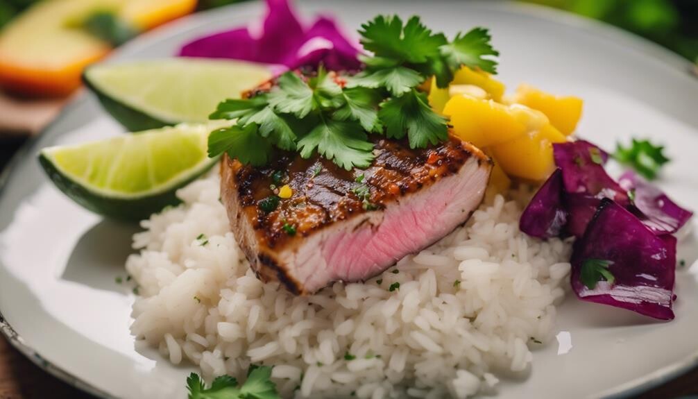 delicious tropical coconut dish