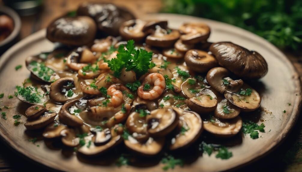 deliciously cooked saut ed mushrooms