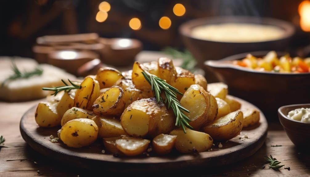 deliciously crispy baked potatoes