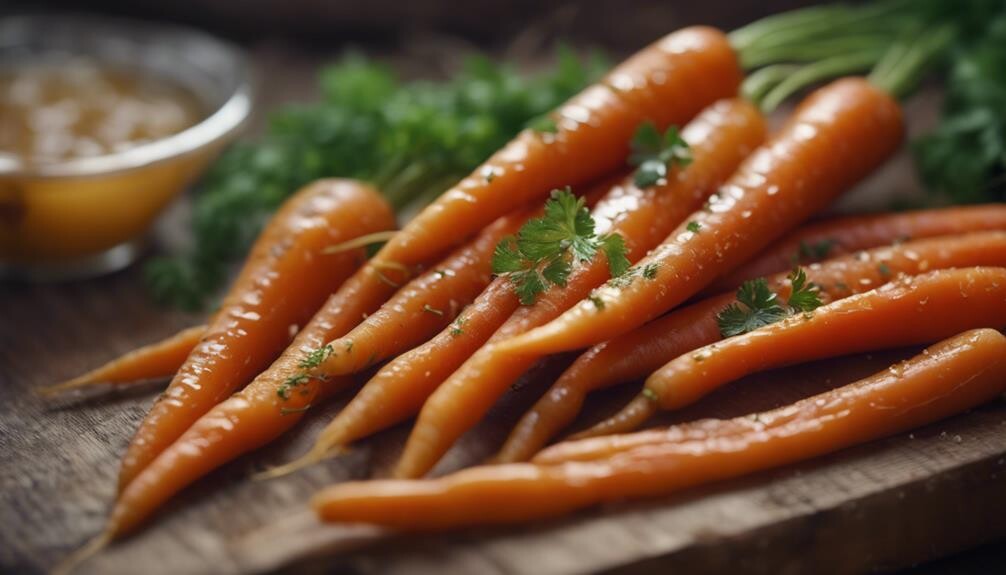 deliciously sweet glazed carrots