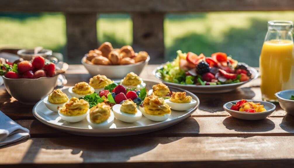 deviled eggs breakfast sides