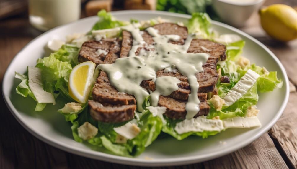 dressing on the side