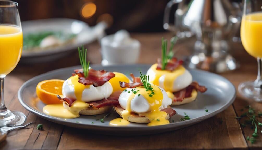 elegant breakfast dish