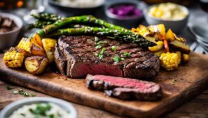 flat iron steak sides